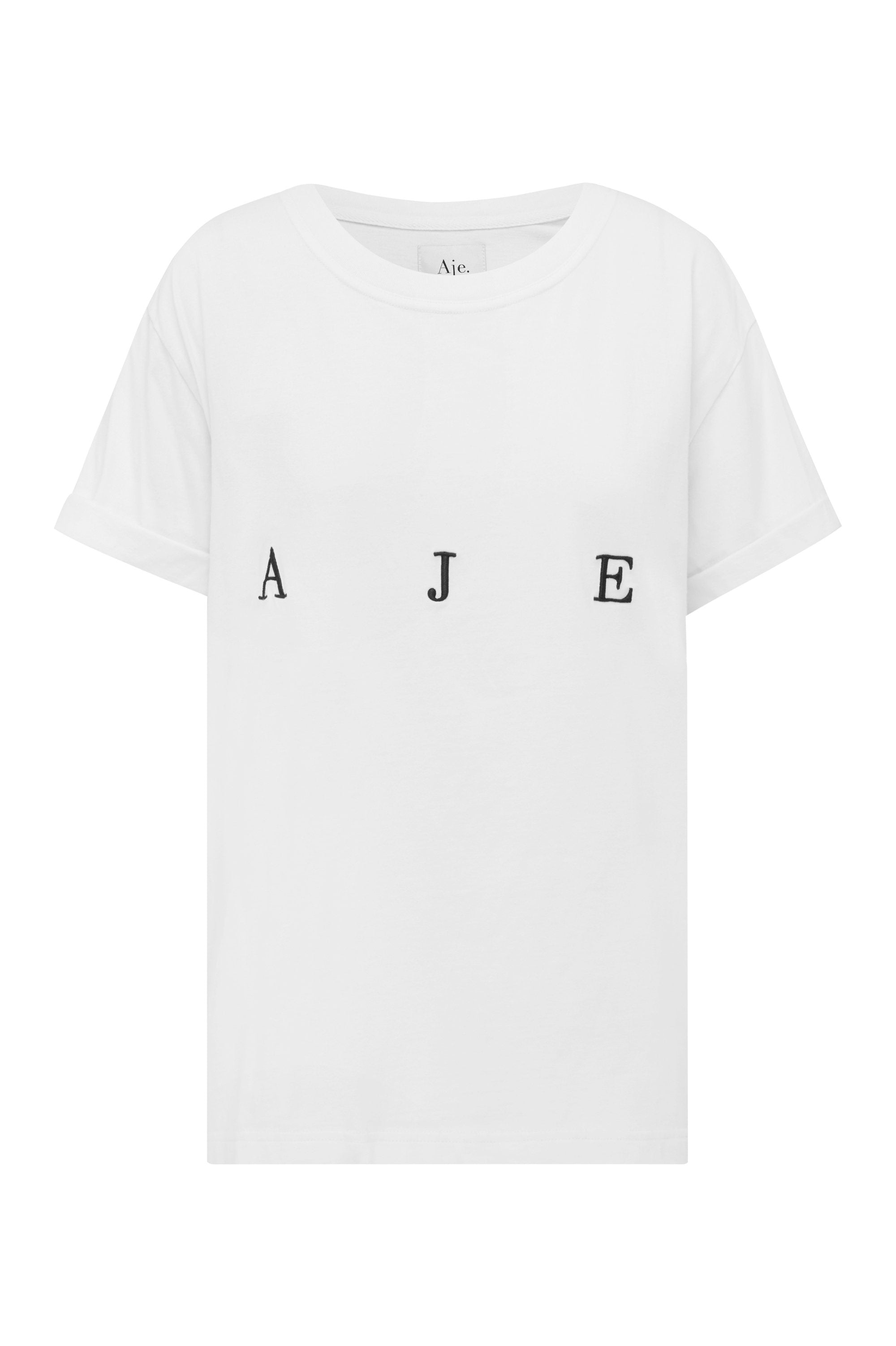 Bianca Tee | White and Black | Aje – Aje